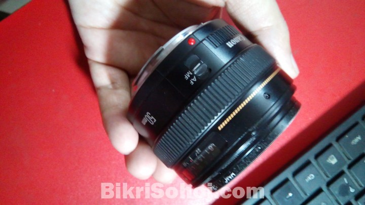 Canon lens EF 50 mm 1.4